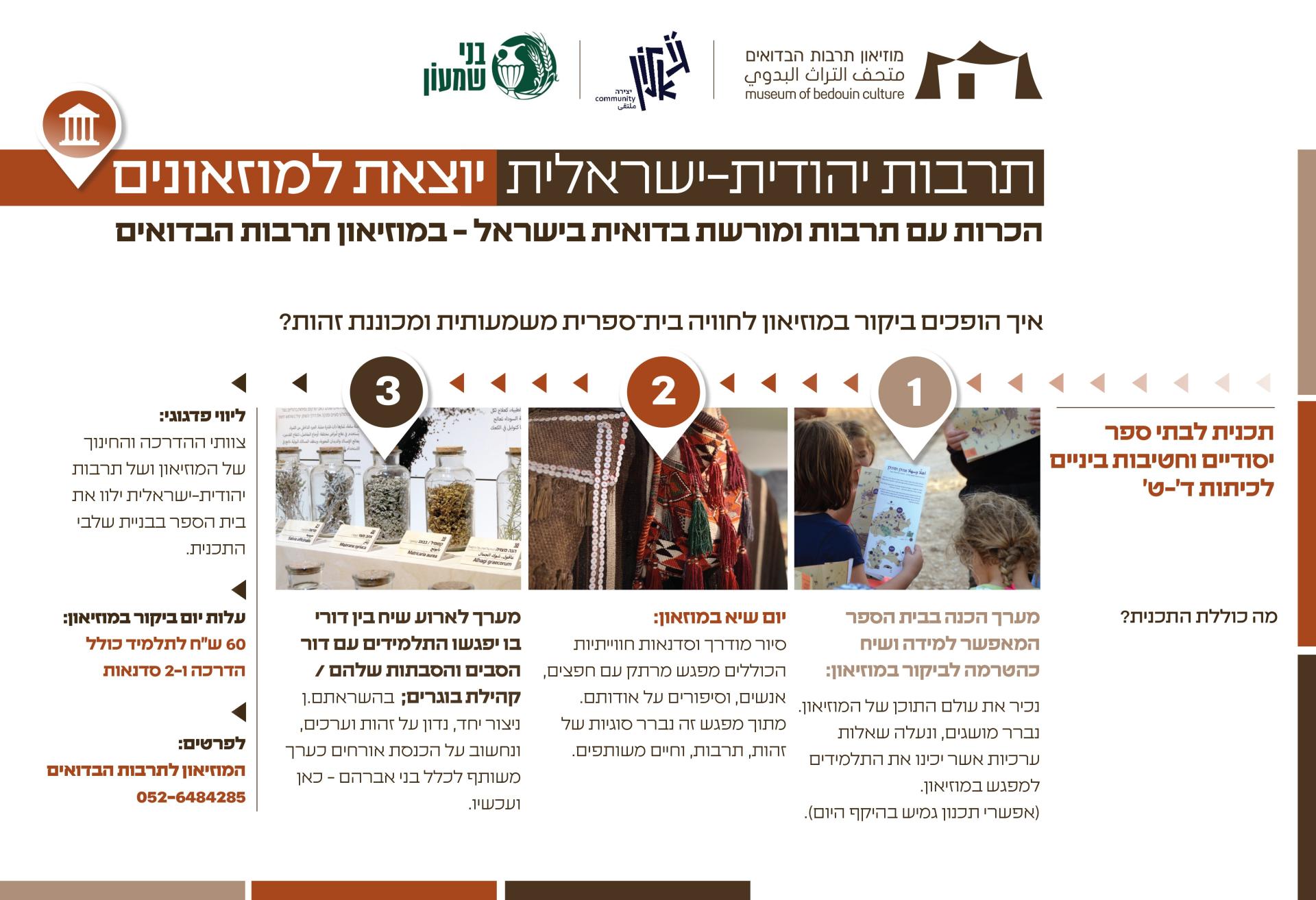 פלייר תרבות יהודית ישראלית
